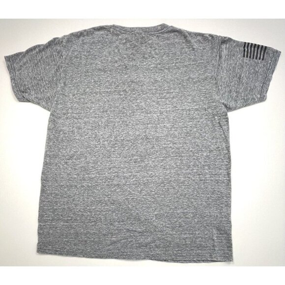 HOWITZER PATRIOT MFG. Adult MEDIUM Gray West Virginia Flag Gun Graphic T-SHIRT - Picture 2 of 6